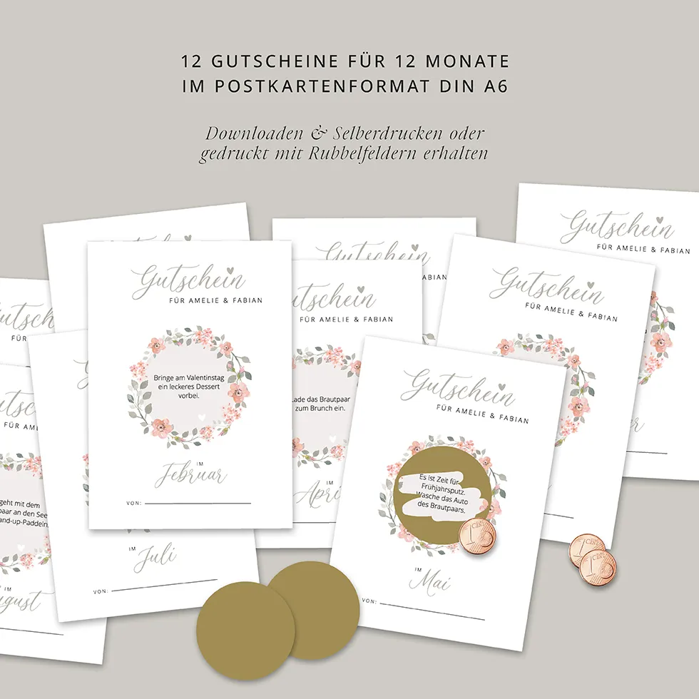weddingstyle-geschenke-gutscheinkarten-hochzeit-12er-personalisierbar image 4