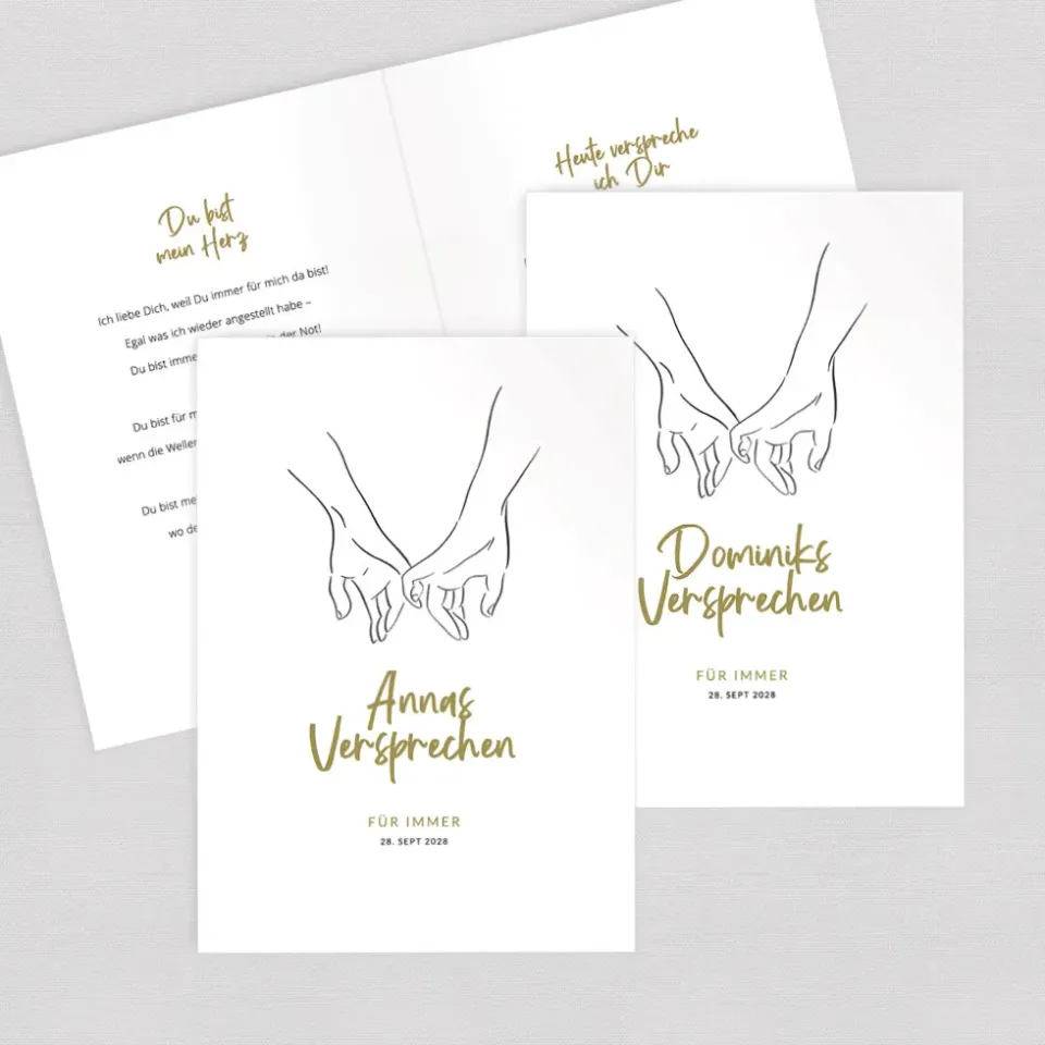 weddingstyle-trauung-ehegel-bde-buch-hand-in-hand-2er-set image 1