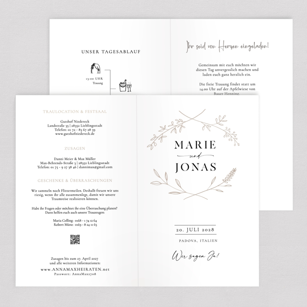 weddingstyle-hochzeitskarten-vintage-vibes-hochzeitseinladung-klappkarte-b6 image 2