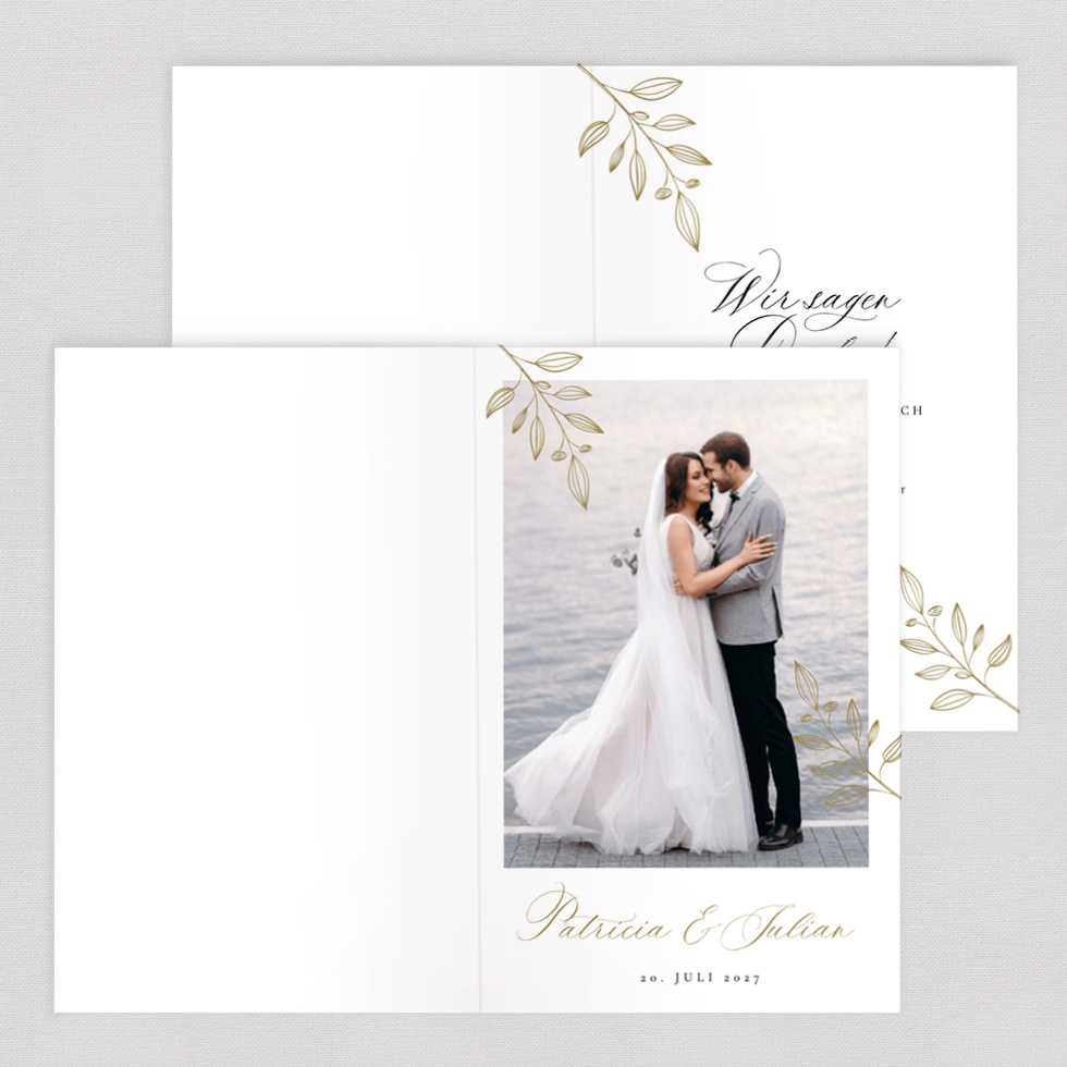 weddingstyle-hochzeitskarten-dankeskarte-zweig-elegant-klappkarte image 2