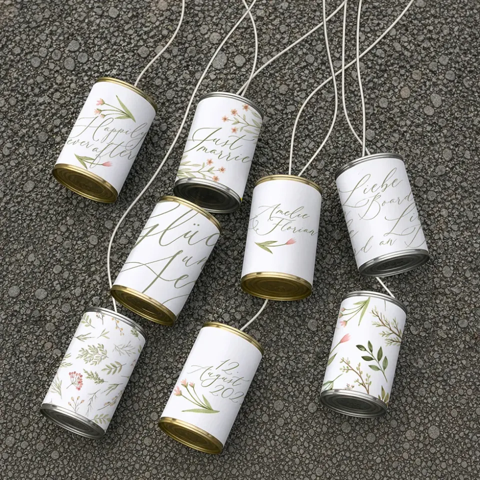 weddingstyle-wiesenblumen-autodosen-banderolen-8er-set image 1