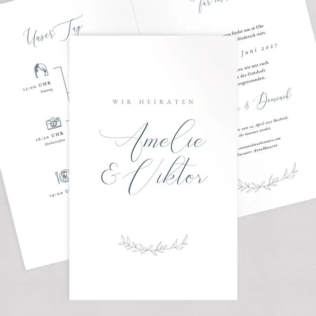 weddingstyle-kalligraphie-lettering-einladung-klappkarte image 1