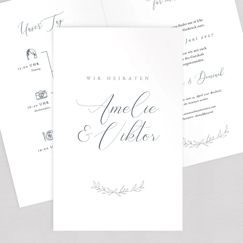 weddingstyle-kalligraphie-lettering-einladung-klappkarte image 1