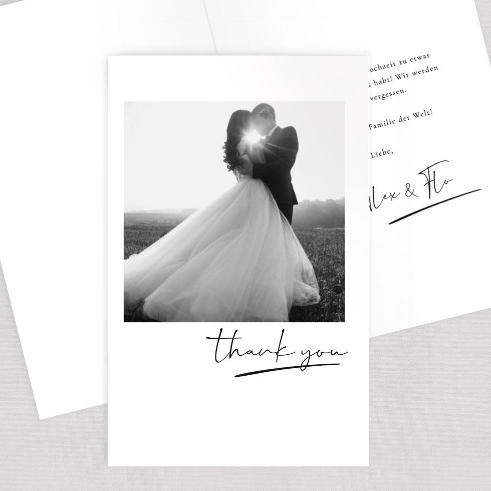weddingstyle-hochzeitskarten-dankeskarte-thank-you-klappkarte-druck image 1