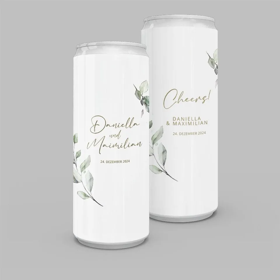 weddingstyle-sektempfang-dosen-aufkleber-eukalyptus-10er-set image 1