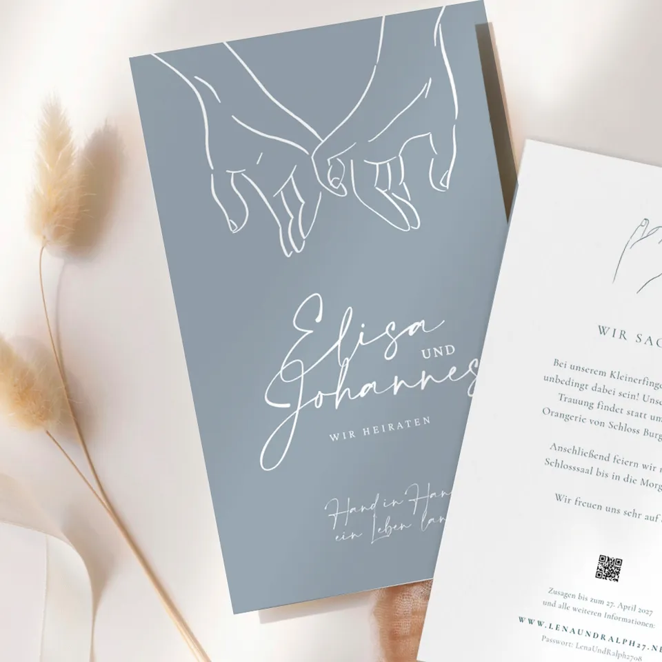 weddingstyle-hochzeitskarten-kleinerfingerschwur-einladungskarte-vorlage-b6 image 1
