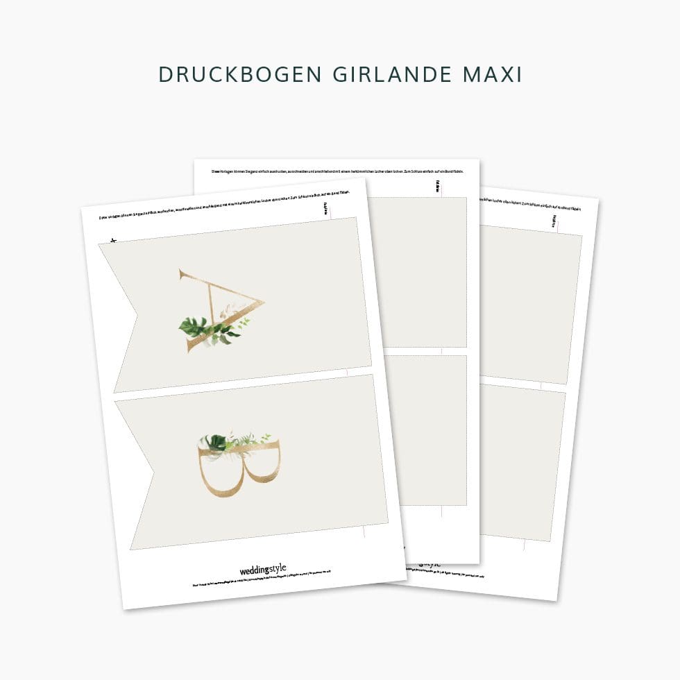 weddingstyle-feier-greenery-natural-buchstaben-girlande-diy image 3