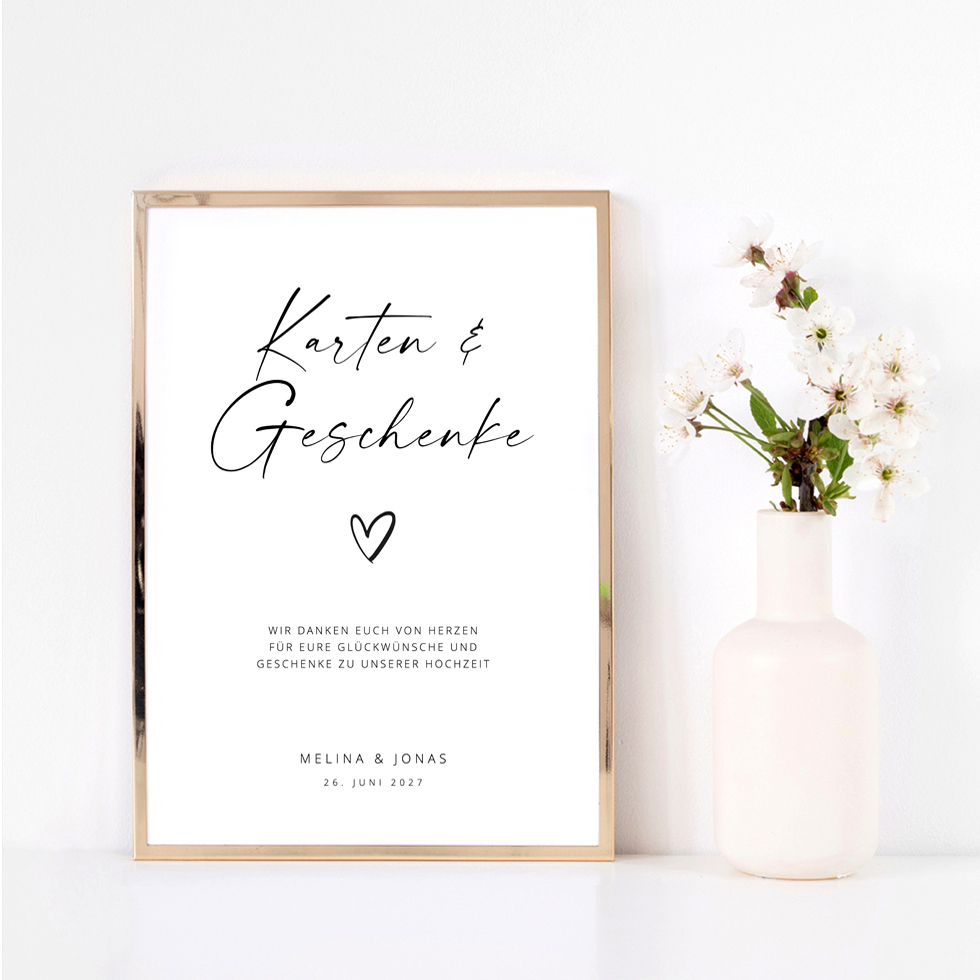 weddingstyle-feier-karten-geschenke-schild-hochzeit-deko image 1