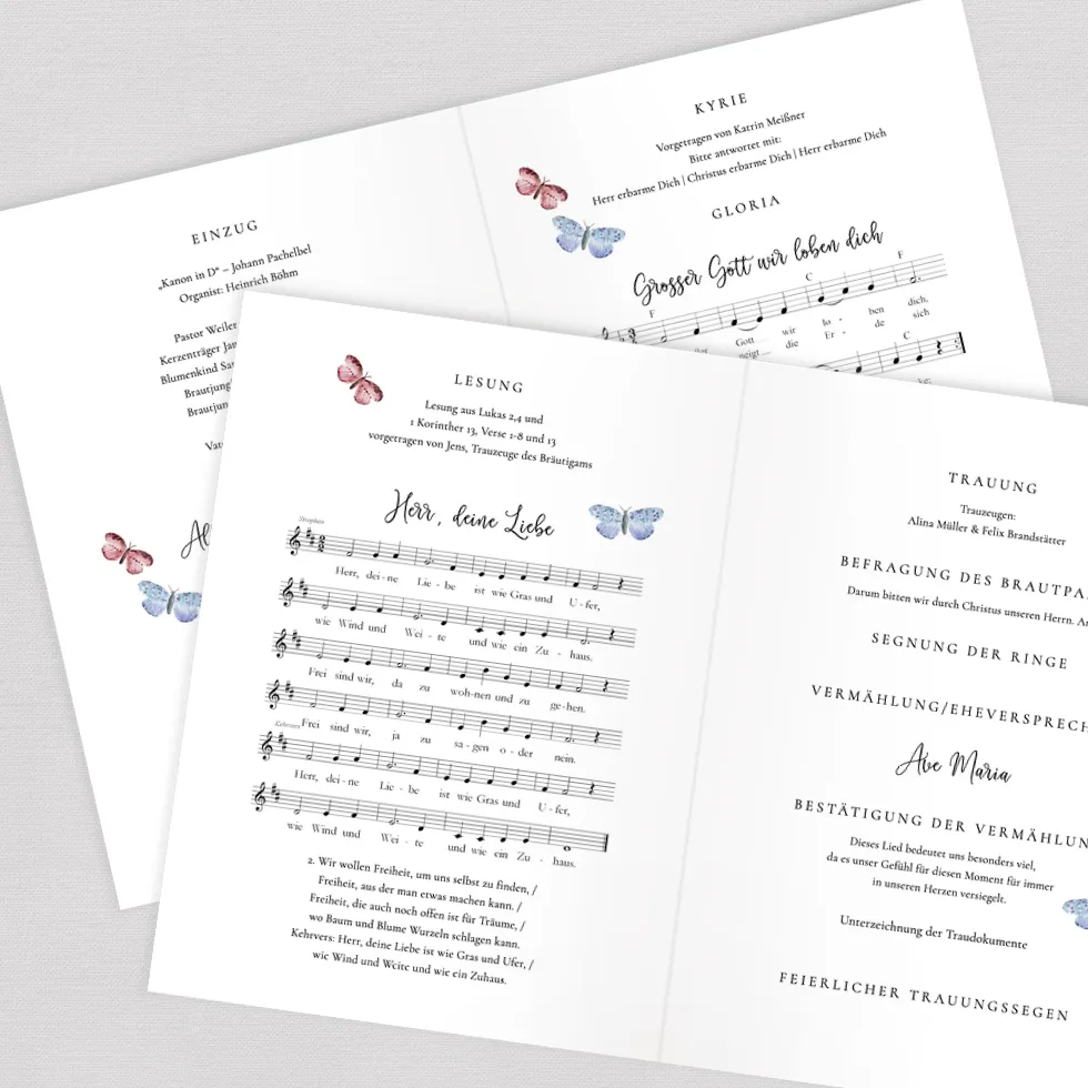 weddingstyle-schmetterlinge-kirchenheft-pdf-din-a5-vorlage image 2