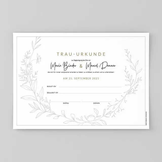 weddingstyle-trauung-trau-urkunde-bl-tterrahmen-zur-unterschrift image 1