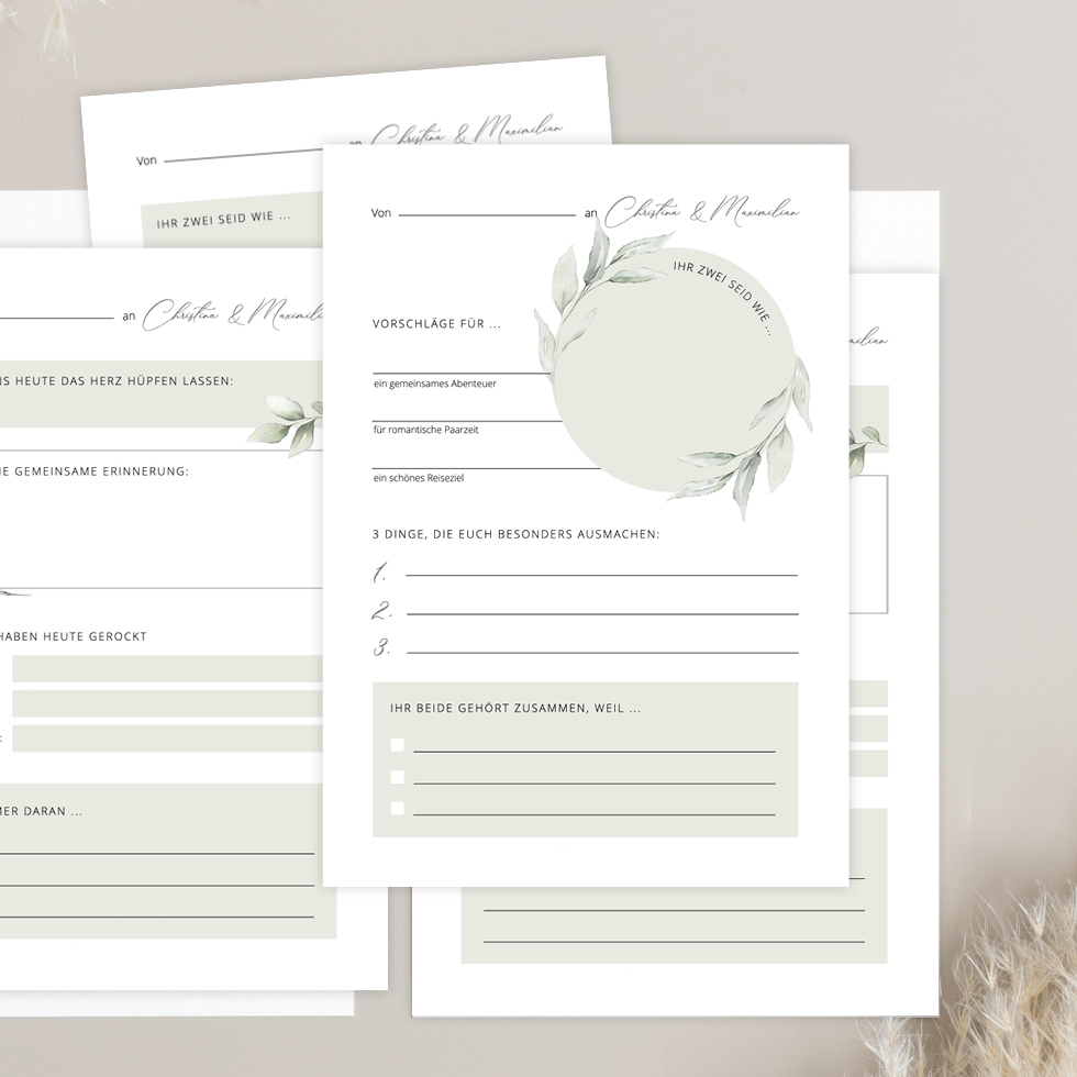 weddingstyle-feier-g-stebuchkarten-eukalyptus-din-a6-set image 3