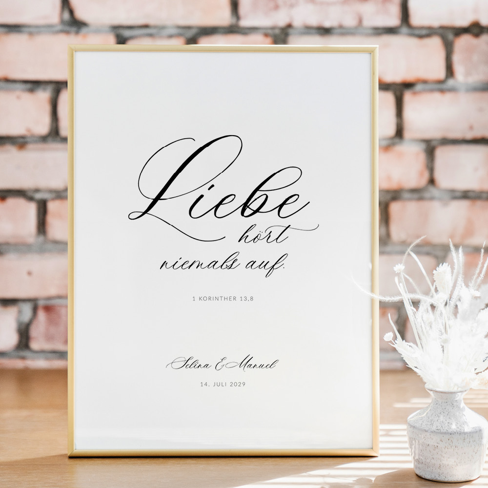 weddingstyle-geschenke-poster-hochzeit-trauspruch-personalisiert image 1