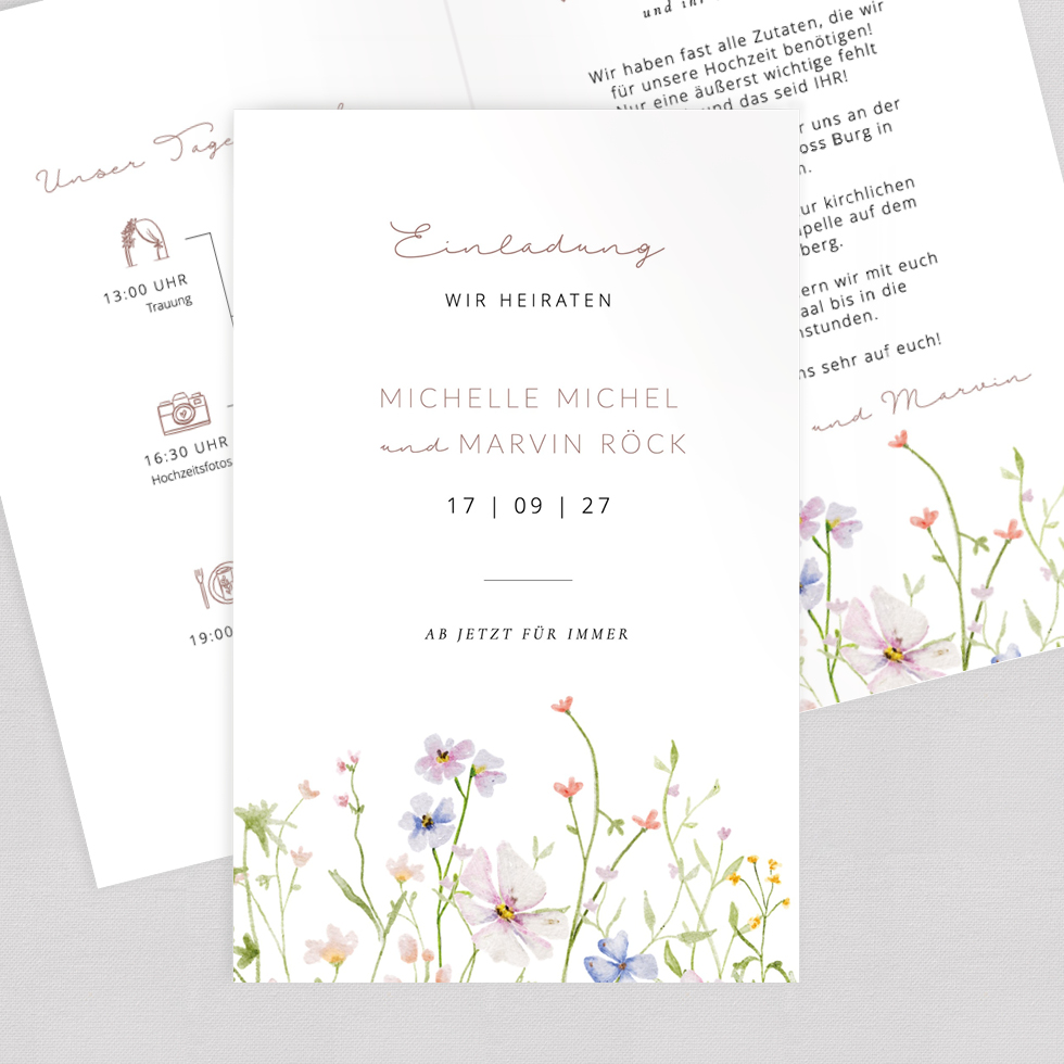 weddingstyle-wiesenblumen-hochzeitseinladung-klappkarte-b6-individuell image 1