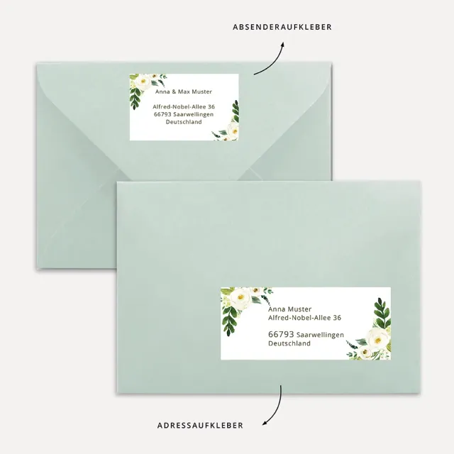 weddingstyle-hochzeitskarten-weie-blumen-adressaufkleber-vorlage image 1