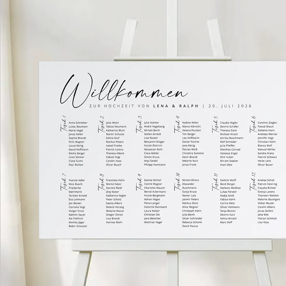 weddingstyle-feier-lena-ralph-sitzplan-vorlage-plakat image 1