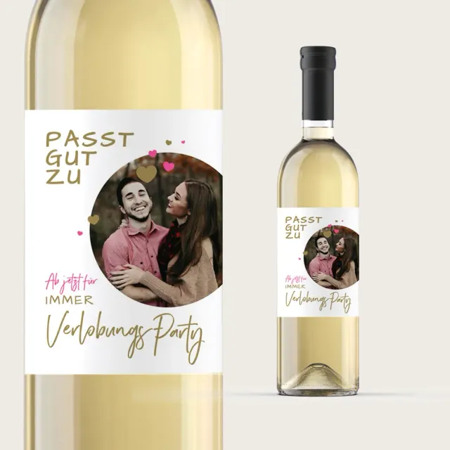 weddingstyle-feier-flaschenetiketten-verlobung-selbstklebend-individuell image 1