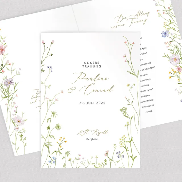 weddingstyle-trauung-kirchenheft-umschlag-wiesenblumen-pdf-vorlage image 1