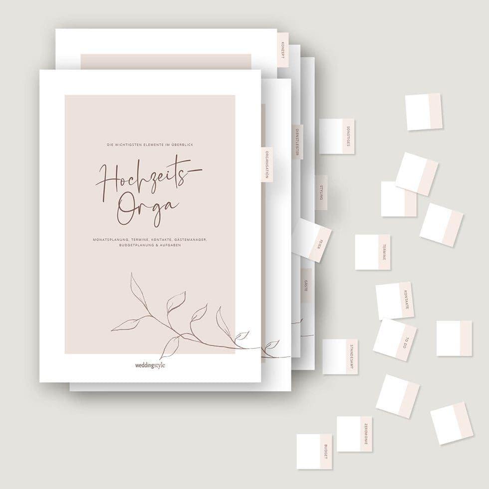 weddingstyle-hochzeitsplaner-register-tabs-hochzeitsordner-20-st-ck image 1