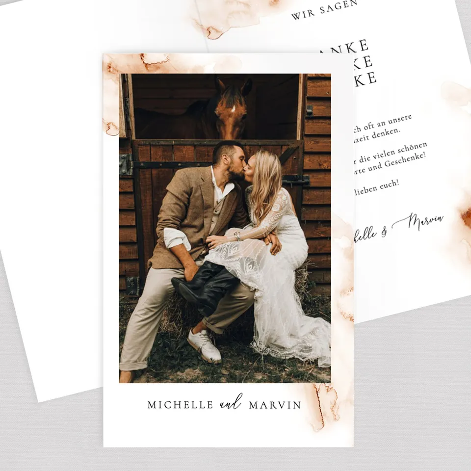 weddingstyle-terrakotta-dankeskarte-klappkarte-b6-beige image 1