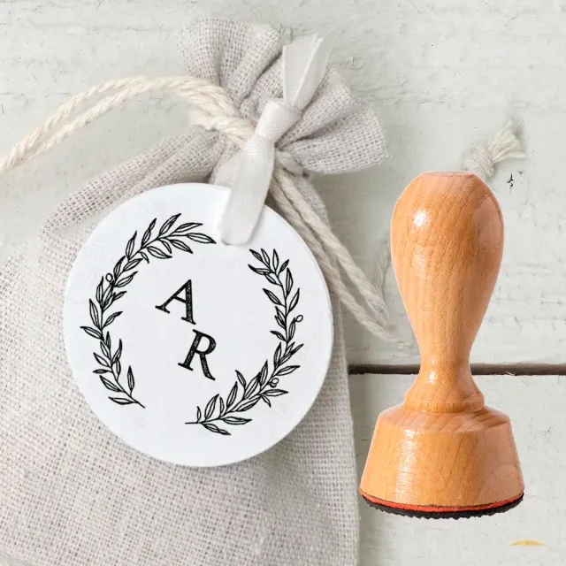 weddingstyle-eukalyptuskranz-hochzeitslogo-stempel-rund image 1
