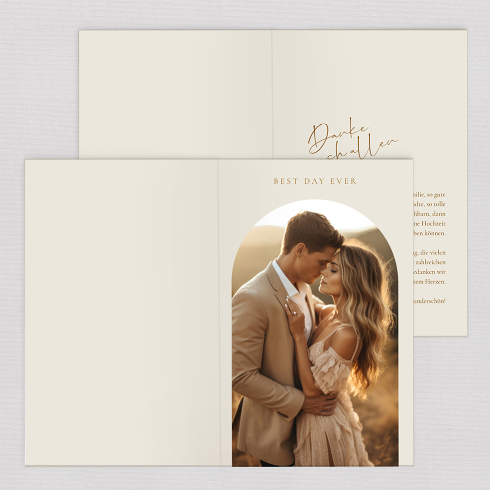 weddingstyle-boho-beige-dankeskarte-klappkarte-b6-druck image 2