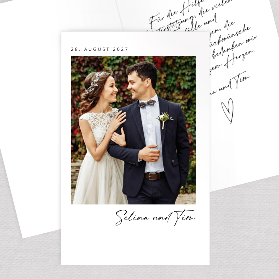 weddingstyle-dankeskarte-hochzeit-klappkarte-b6-personalisiert image 1