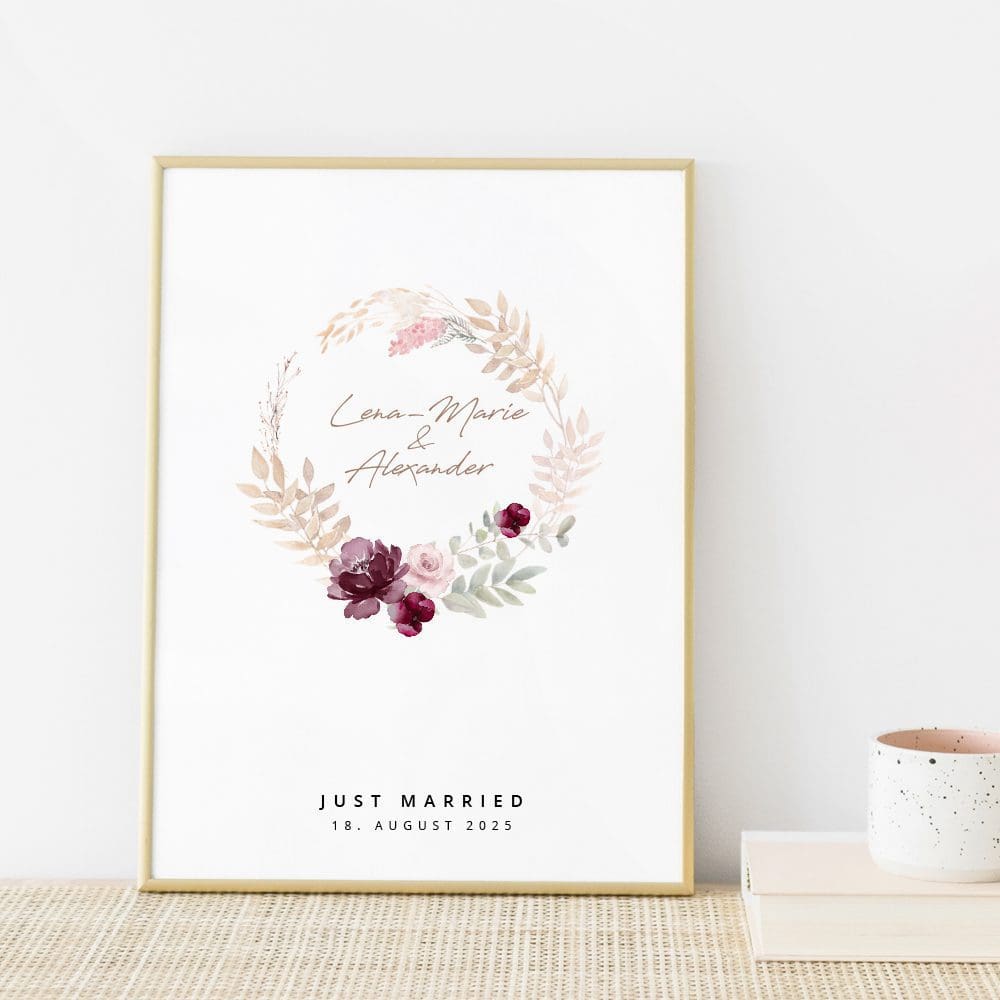 weddingstyle-boho-hochzeitsposter-personalisiert-geschenk image 1