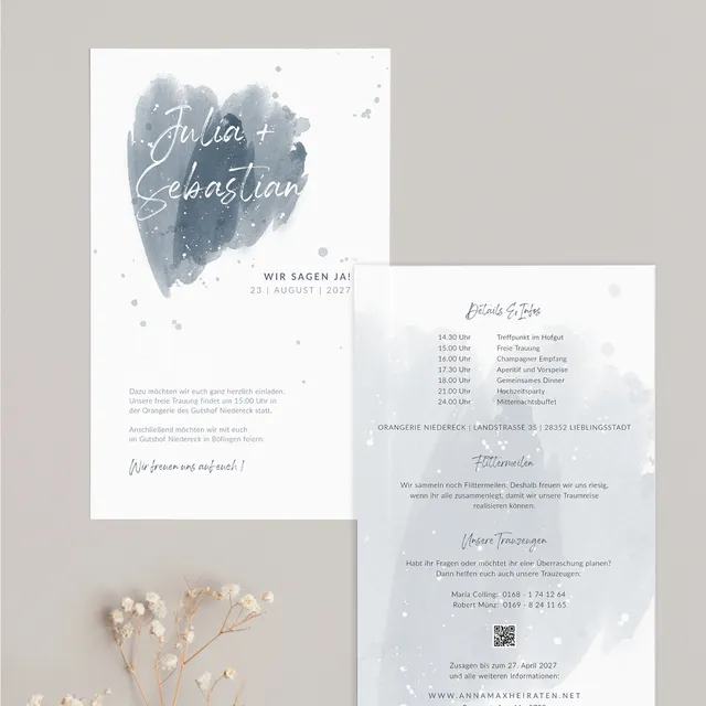 weddingstyle-hochzeitskarten-vorlage-wasserfarbe-blau-b6-download image 1