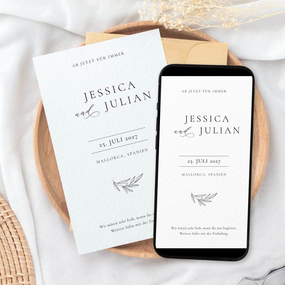 weddingstyle-hochzeitskarten-save-the-date-elegant-fine-art-digital image 1