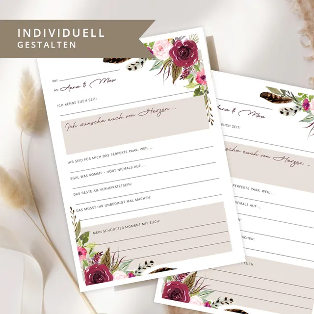weddingstyle-feier-bordeaux-g-stebuchkarten-din-a5-individuell image 1