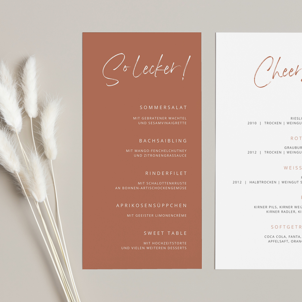 weddingstyle-feier-burnt-orange-men-karte-105-x-200-mm image 1