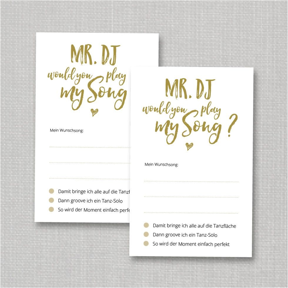 weddingstyle-feier-musikwunschkarten-gold-download-pdf-vorlage image 1
