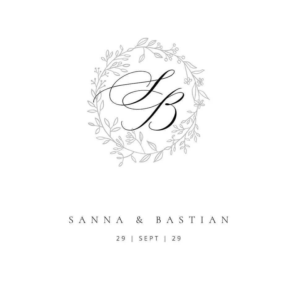 weddingstyle-hochzeitskarten-sanna-bastian-hochzeitslogo-transparent-200mm image 1