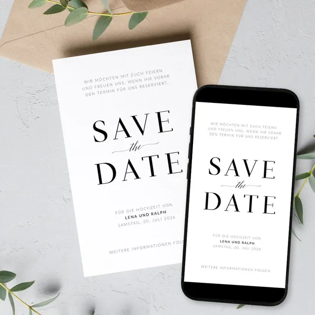weddingstyle-hochzeitskarten-save-the-date-pure-karte-personalisiert image 1
