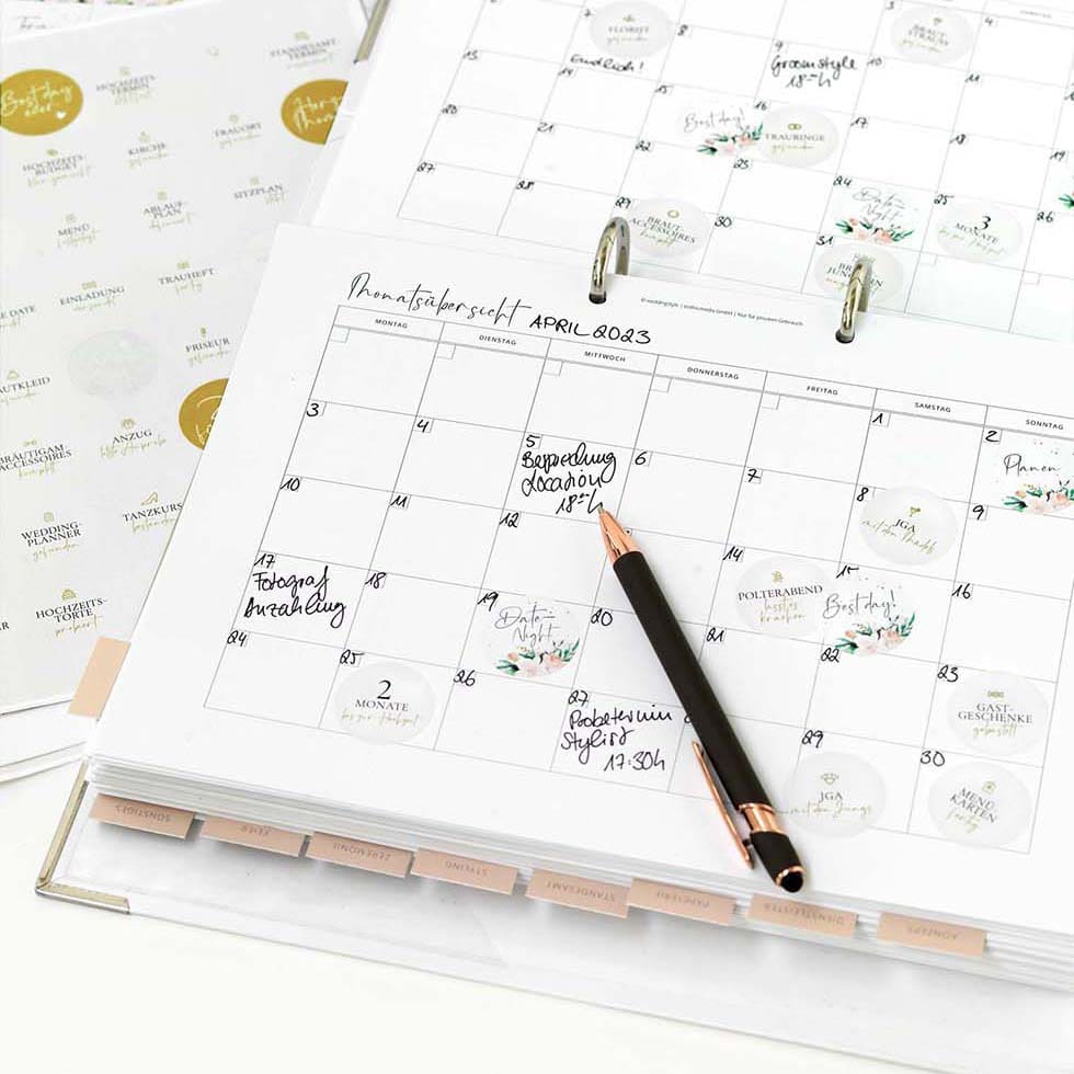 weddingstyle-hochzeitsplaner-aufkleber-96-sticker-kalender image 2