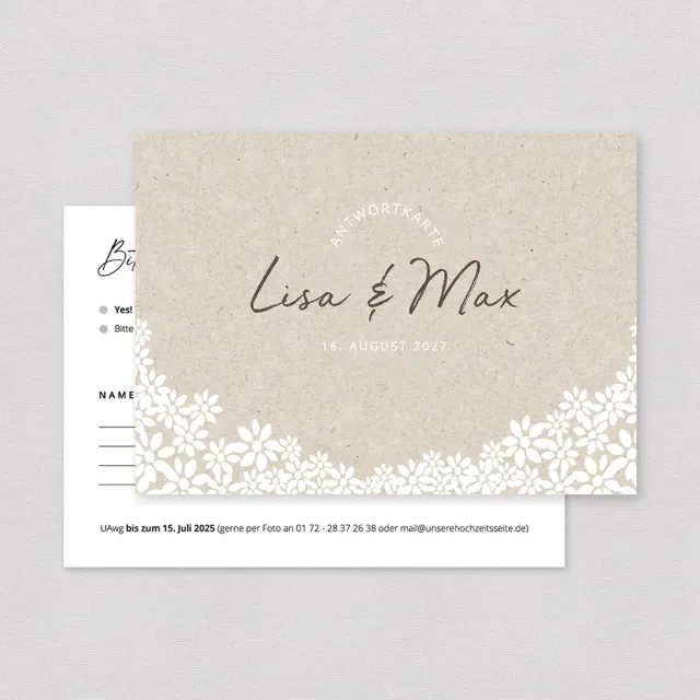 weddingstyle-hochzeitskarten-antwortkarte-vintage-flowers image 1