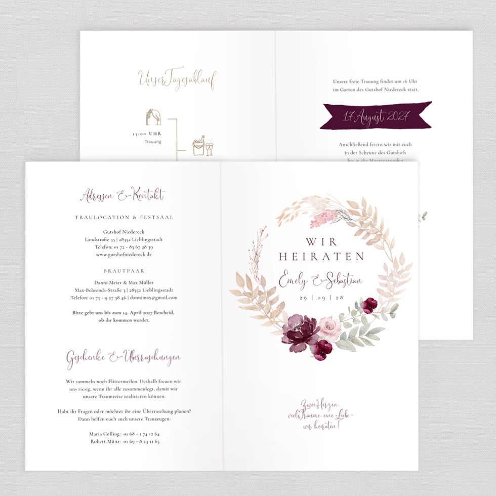 weddingstyle-hochzeitskarten-pampas-love-einladung-klappkarte-b6 image 2