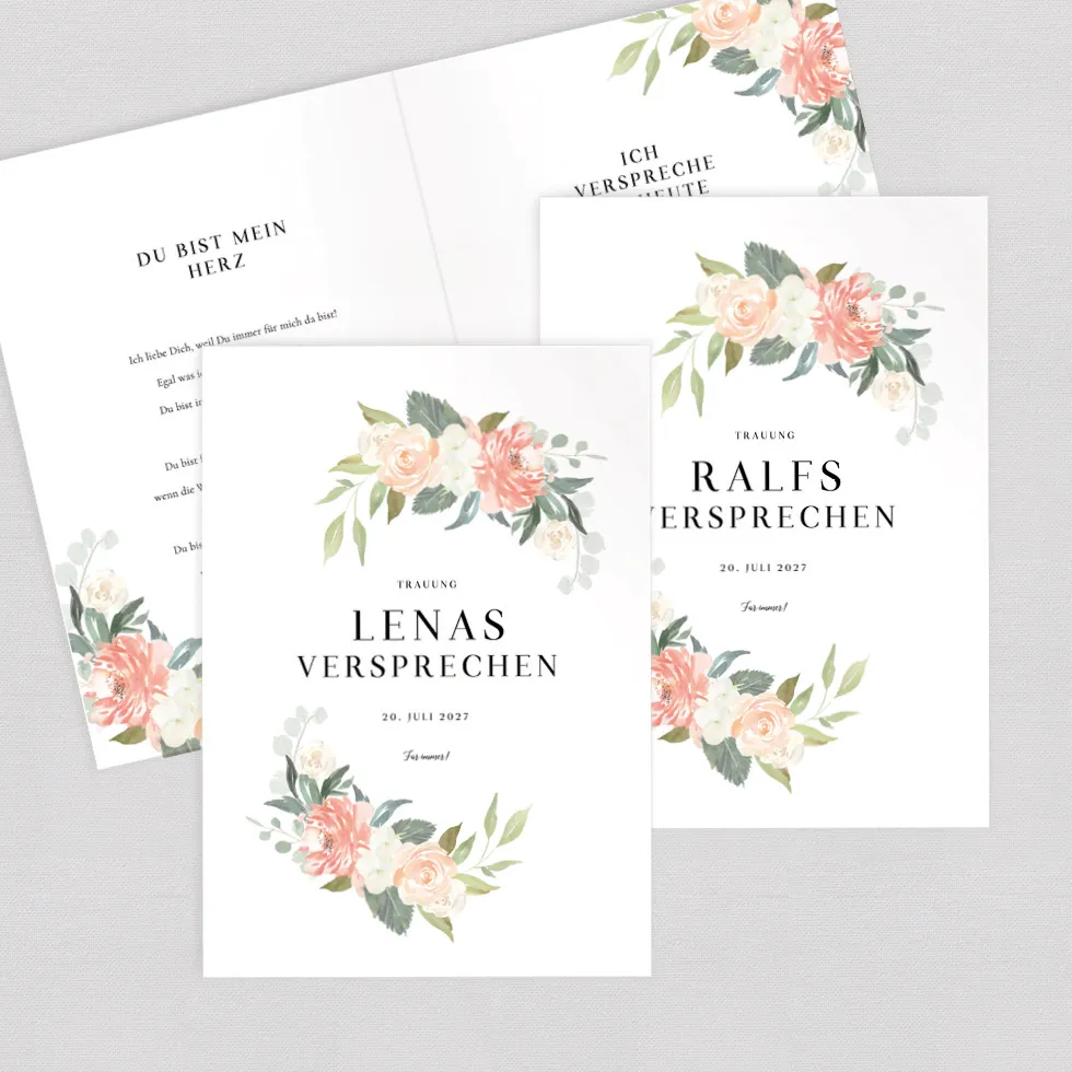 weddingstyle-trauung-blumenmeer-eheversprechen-hefte-2er-set image 1