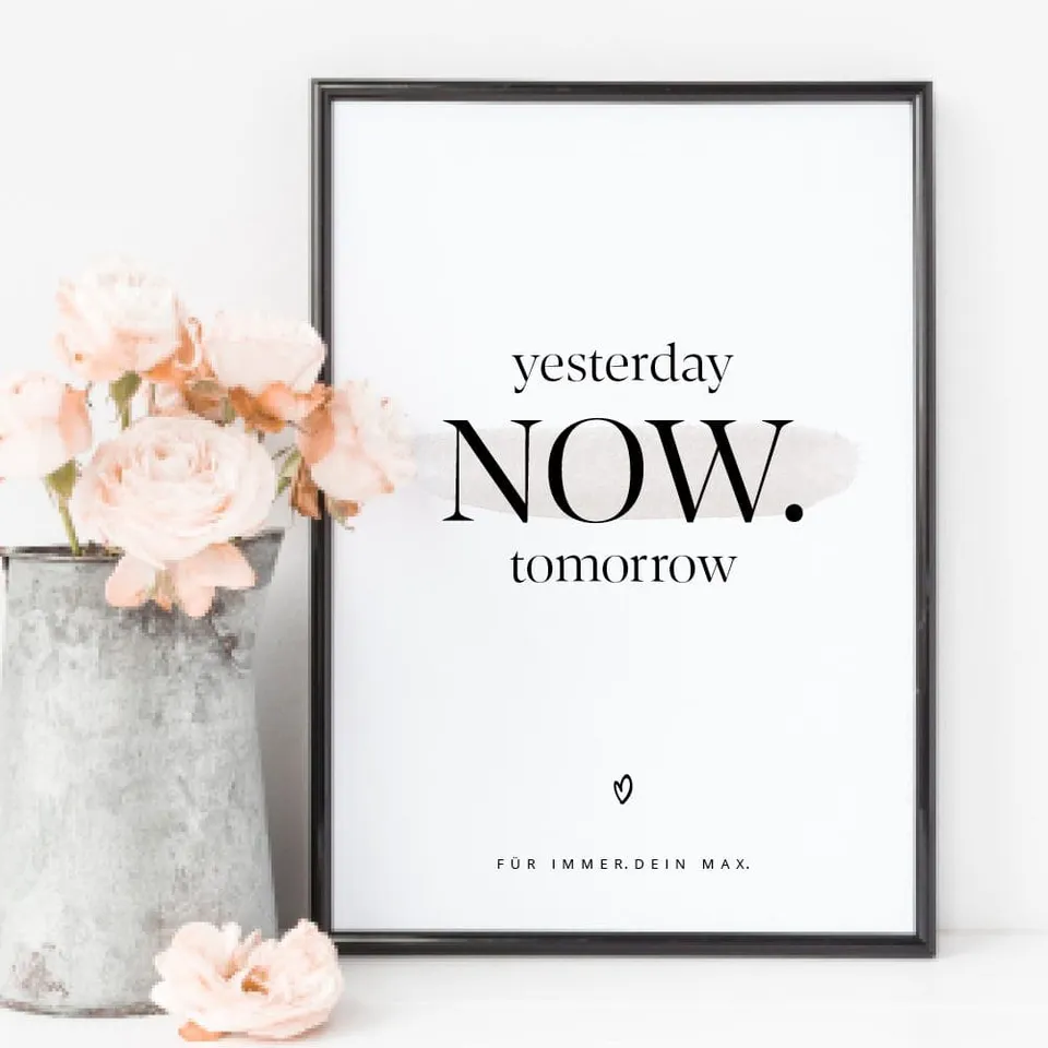 weddingstyle-geschenke-spr-che-poster-highlight-personalisiert-a4 image 1