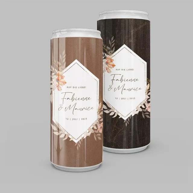 weddingstyle-sektempfang-getr-nkedose-barn-wedding-slim-line-personalisiert image 1