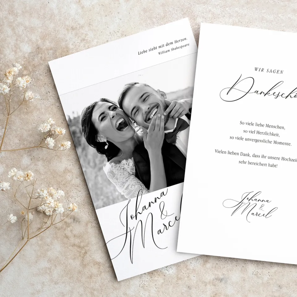 weddingstyle-hochzeitskarten-dankeskarte-kalligraphie-individuell image 1