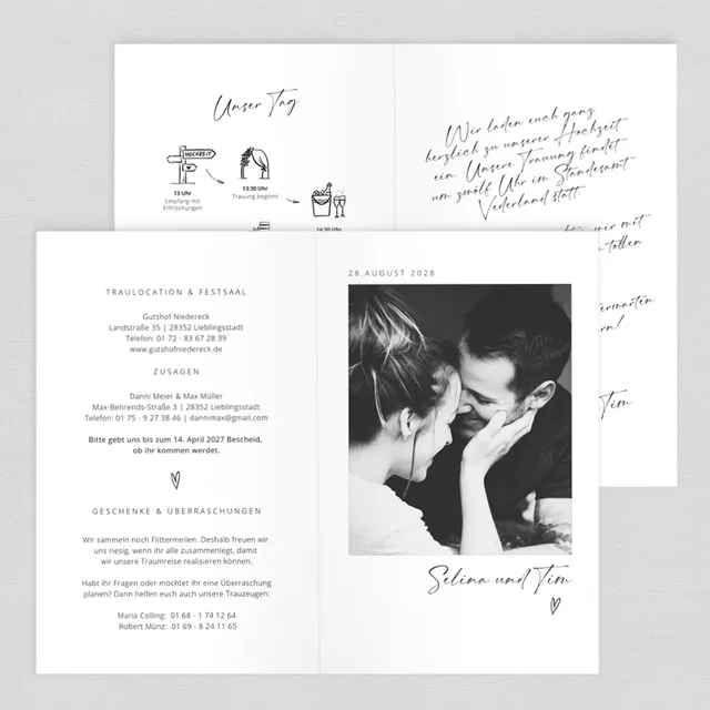 weddingstyle-hochzeitskarten-with-love-einladung-vorlage-b6 image 1
