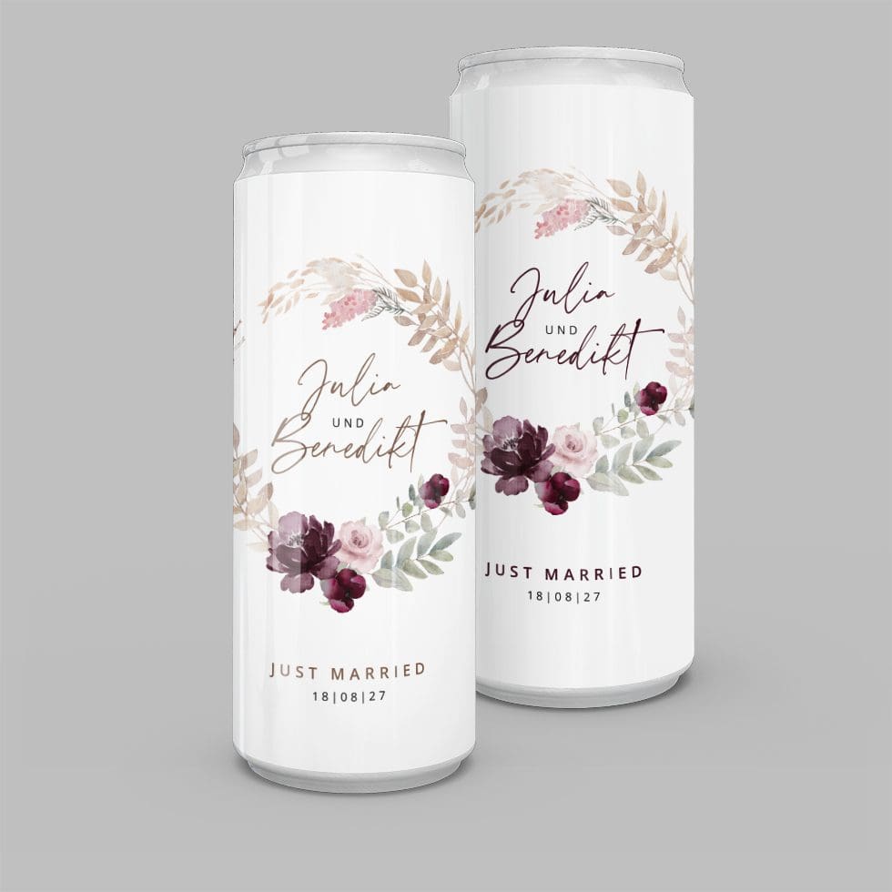 weddingstyle-sektempfang-getr-nkedose-trockenblumen-slim-line-personalisiert image 1