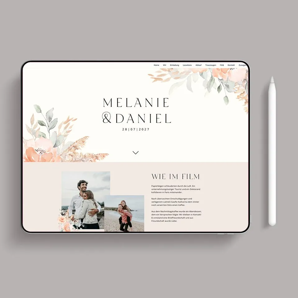 weddingstyle-blumen-hochzeitswebseite-vorlage-canva image 1