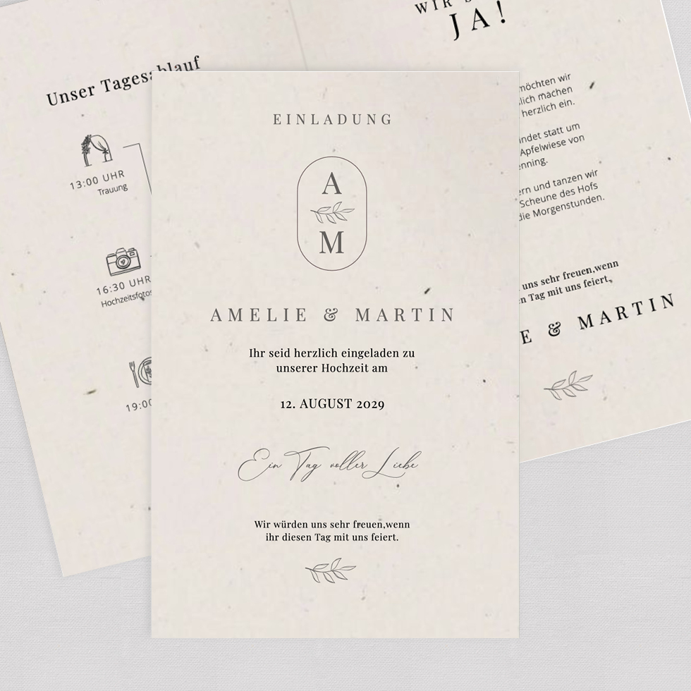 weddingstyle-hochzeitskarten-monogramm-mit-zweig-einladung-b6 image 1