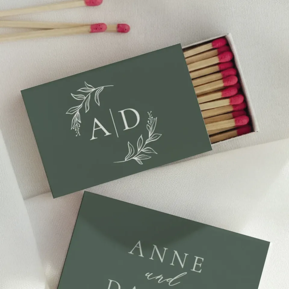 weddingstyle-logo-streichholzschachtel-banderole-vorlage-pdf image 1
