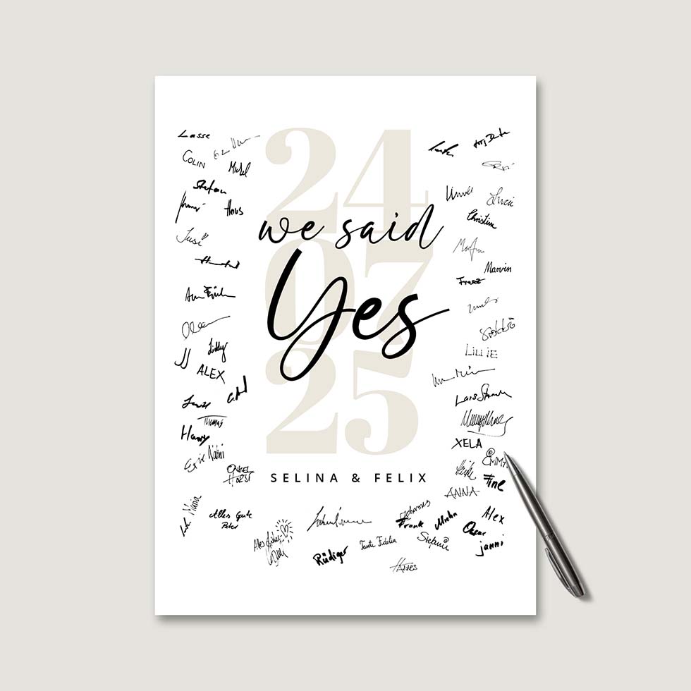 weddingstyle-feier-g-stebuch-bild-we-said-yes-personalisierbar image 2