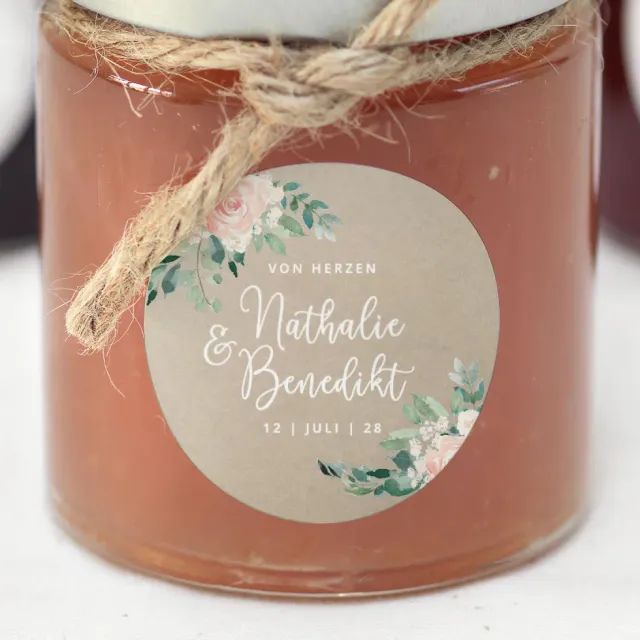 weddingstyle-flower-romance-aufkleber-geschenkaufkleber-vorlage-personalisierbar image 1