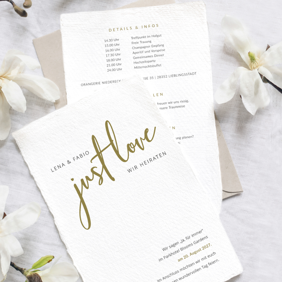 weddingstyle-boho-lettering-hochzeitseinladung-b6-personalisierbar image 1