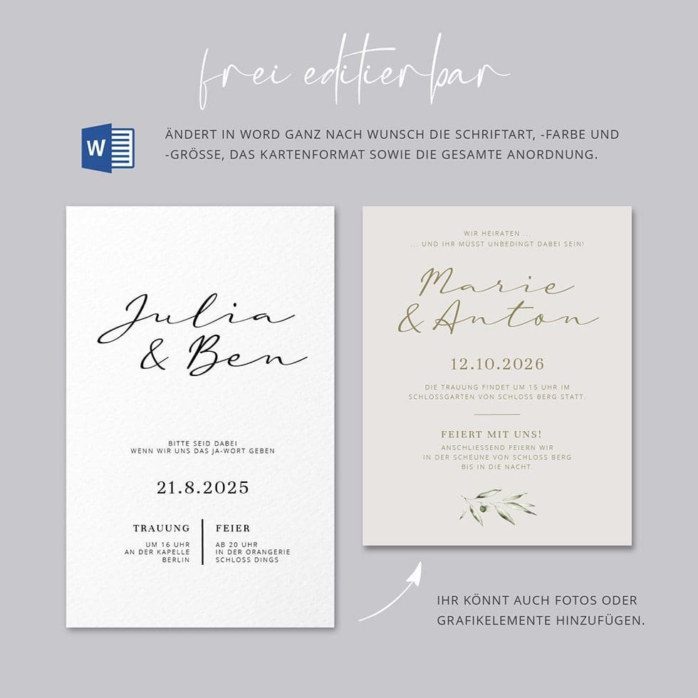 weddingstyle-katharina-florian-einladung-word-vorlage-din-a4 image 2